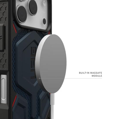 URBAN ARMOR GEAR UAG Designed for iPhone 17 Pro Case Monarch Pro - Compatible with MagSafe Military Grade Protective Cover, Kevlar Mallard - color: Monarch Pro - Kevlar Mallard