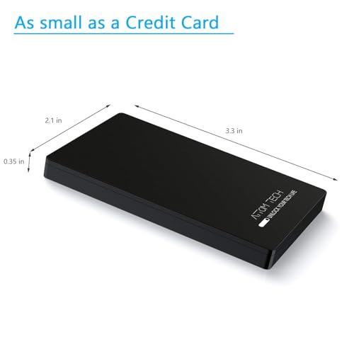 Portable Charger Power Bank 3000mAh Slim Dual USB Travel Black | Pocket Sized 2.2oz Light Design Charges Two Devices Simultaneously With FCC Safety Certified Circuit Protection