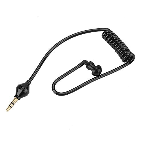 Pongnas Lightweight Monaural Wired Earpiece with Flexible Tube for Safe Driving Hands Calling Sports Compatible with Most Smartphones