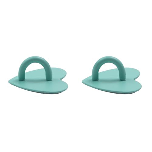 12Pcs Phone Charm Hook Adhesive (Heart Shaped, Light Green) - color: Light Green