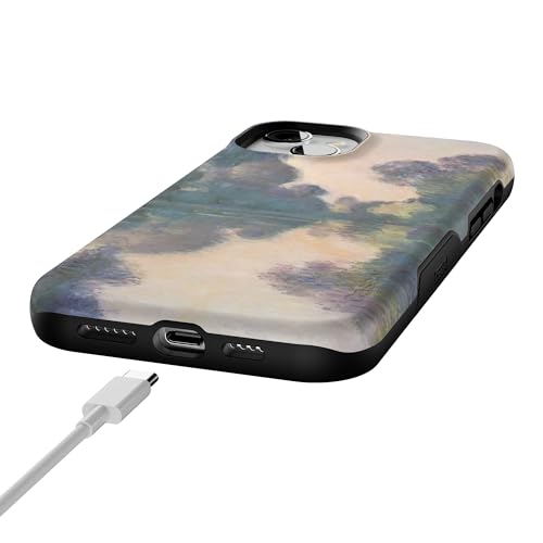 Casely iPhone 15 Plus Case | Monet's Morning | The Met Museum | Bold Protective Design | Compatible with MagSafe - color: Monet's Morning | The Met Museum