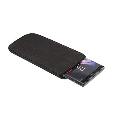 ZORSOME for Sony Xperia 1,Xperia 10 Plus Phone Bag, Universal Neoprene Shockproof Pouch Sleeve Case for Huawei Mate 20X, for Honor X30 Max,V30 Pro,for ZTE Axon 30 Black - size: 7.2 inch