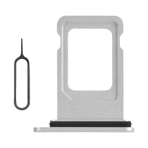 for iPhone XR Silver Single SIM Card Tray Slot Replacement