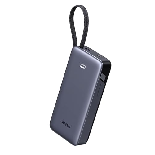 UGREEN Nexode 20000mAh 45W Power Bank, Built-in Cable for iPhone 17 Pro