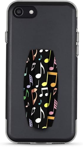 Gear Beast Universal Cell Phone Grip - Ultra Slim Elastic Finger Holder & Phone Stand - color: Music