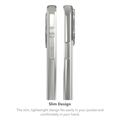 ZAGG Crystal Palace Snap iPhone 15 Pro Max Clear Phone Case - Drop Protection (13ft/4m), Durable Graphene, Anti-Yellowing, and Scratch-Resistant MagSafe Phone Case - size: iPhone 15 Pro Max, style: With Magsafe