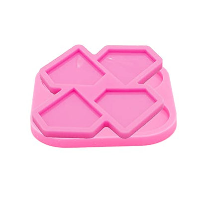 Super Glossy Resin Mold Phone Grip Epoxy Molds, Silicone Molds for Badge Reel DIY Telephone Stands Design (YMDY0533+DY1126) - color: YMDY0533+DY1126
