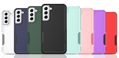 for Samsung Galaxy S22 Plus Case: Dual Layer Protective Heavy Duty Cell Phone Cover Shockproof Rugged with Screen Protector - Military Protection Bumper Tough - Samsung Galaxy S22+ Plus 2022, Black - color: Black (PC) + Black (TPU)