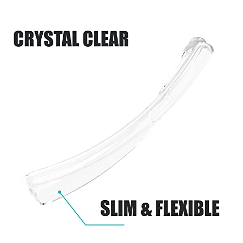 CoverON Designed for OnePlus 10T Case Clear, Slim Crystal Clear TPU Rubber Flexible Soft Skin Cover Protective Sleeve Fit 1+ OnePlus 10T 5G Phone Case - Transparent