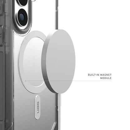URBAN ARMOR GEAR UAG for Samsung Galaxy S26 Plus Case 6.7" Trooper - Magnetic Charging Compatible Full Body with Port Protection Rugged Military Drop Tested Protective Cover, Clear/Ash - color: Trooper - Clear/Ash