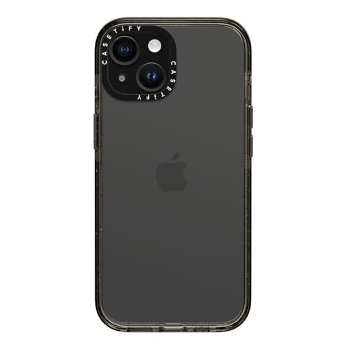CASETiFY for iPhone 15 Case - Impact Clear Black | Slim Fit | 8.2 ft. 4x Military Grade Drop Protection | Black - color: Clear Black, size: Iphone 15 (6.1")