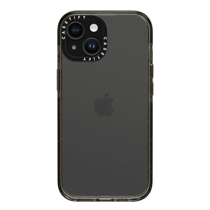 CASETiFY for iPhone 15 Case - Impact Clear Black | Slim Fit | 8.2 ft. 4x Military Grade Drop Protection | Black - color: Clear Black, size: Iphone 15 (6.1")