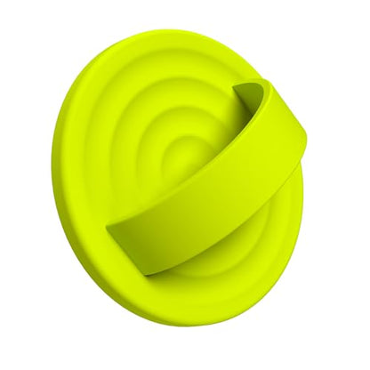 Magnetic Phone Grip Ring, Compatible with MagSafe, Upgraded Liquid Silicone for Secure Comfort, Rotating Finger Loop Ring Grip Holder for iPhone 17/16/15/14/13/12 Pro Max Plus, Neon Yellow - color: Neon Yellow
