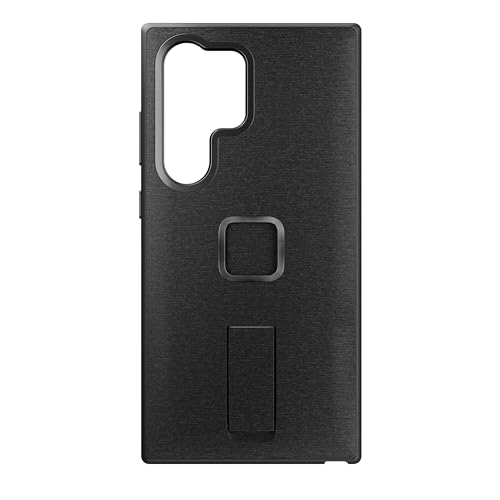 Peak Design Everyday Loop Phone Case for Samsung Galaxy S24 Ultra, Charcoal, With Loop, Slim Profile, Drop Resistant, Weatherproof Fabric Shell, SlimLink Connects to Peak Design Mobile Mounts & Gear