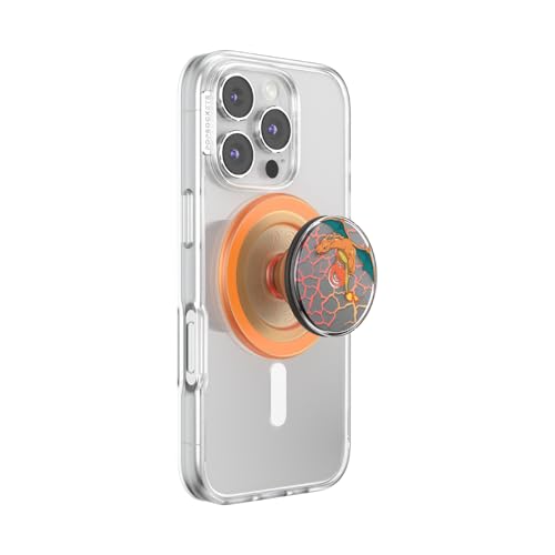 PopSockets Phone Grip for MagSafe, Magnetic Holder- Charizard Flight - color: Charizard in Flight, style: MagSafe
