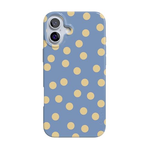 Casely iPhone 16 Case | in the Spotlight | Pastel Polka Dot | Compatible with MagSafe | Classic Ultra Thin Design - color: In the Spotlight | Pastel Polka Dot, size: Iphone 16