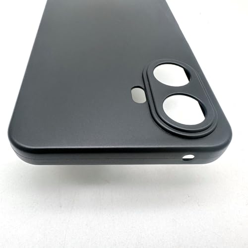 Phone Case for TCL K70 Prepaid Smartphone 6.75" - [Soft TPU] Slim Matte Black Case with [1 Pack] Tempered Glass Screen Protector | Compatible with TCL K70 5G, Alcatel (K70) T523V