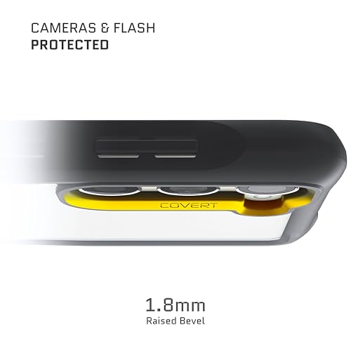 Ghostek Covert Galaxy S23 Plus Case Clear with Military Grade Shockproof Protection, Non-Slip Grip, Protective Silicone Phone Cover Designed for 2023 Galaxy S23+ (6.6") (Black) - color: Black [Limited], size: Galaxy S23 Plus