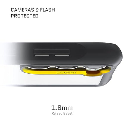 Ghostek Covert Galaxy S23 Plus Case Clear with Military Grade Shockproof Protection, Non-Slip Grip, Protective Silicone Phone Cover Designed for 2023 Galaxy S23+ (6.6") (Black) - color: Black [Limited], size: Galaxy S23 Plus