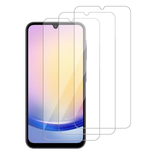 3 Pack for Samsung Galaxy A25 5G Tempered Glass Screen Protector - size: Galaxy A25 5G