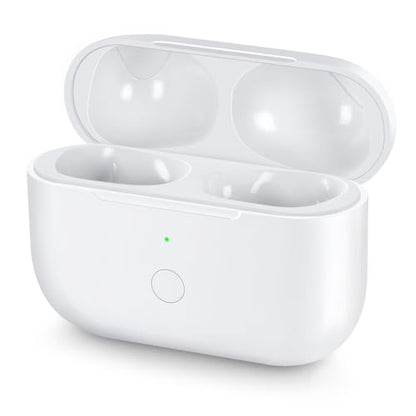 CCAN Compatible with AirPod Pro 2nd&1st Generation Charging Case Replacement, Air Pod Pro 2 1 Charger Case with Bluetooth Pairing Sync Button,White - color: White