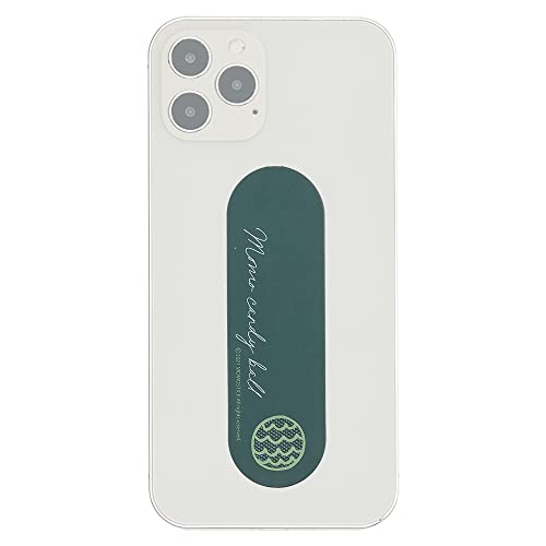 Momostick Flatstick, Cell Phone Finger Grip Strap Holder for Hand, Cell Phone Stand, New Slim Finger Loop Selfie Grip Compatible with Most Smartphones -Candy Ball Dark Green - color: Candy Ball Dark Green