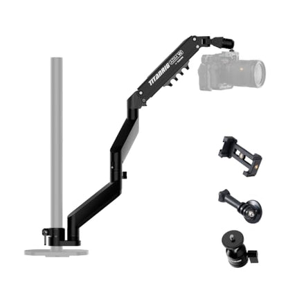 TARION Pneumatic Camera Mount 25" Modular 3-Section Titanrig Arm W - size: Arm W (Pneumatic - Camera)