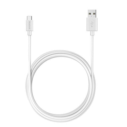MaGeek USB A to USB C Cable 10ft White, Super Long USB C Cable, Fast Charge - color: 1pc_10ft_White