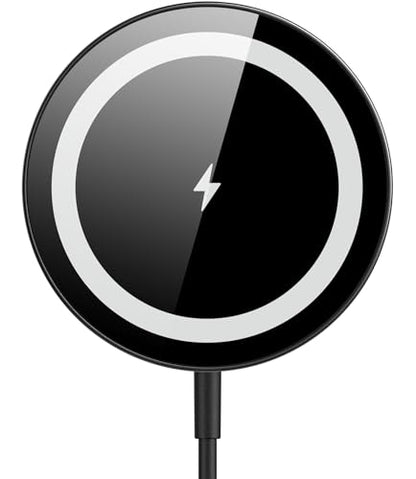 for Mag-Safe Charger, Magnetic Wireless Charger, Black - color: Black