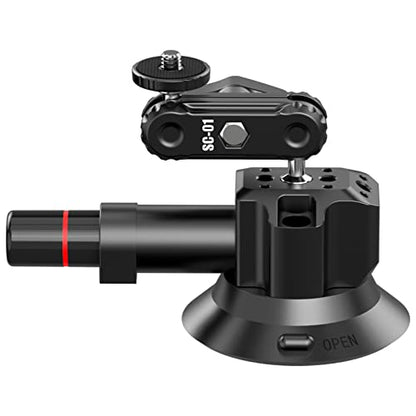 UURig SC-01 Suction Mount 3" for Vlogging Camera Car with Smartphone Clamp - size: 3" SC-01 Suction Mount