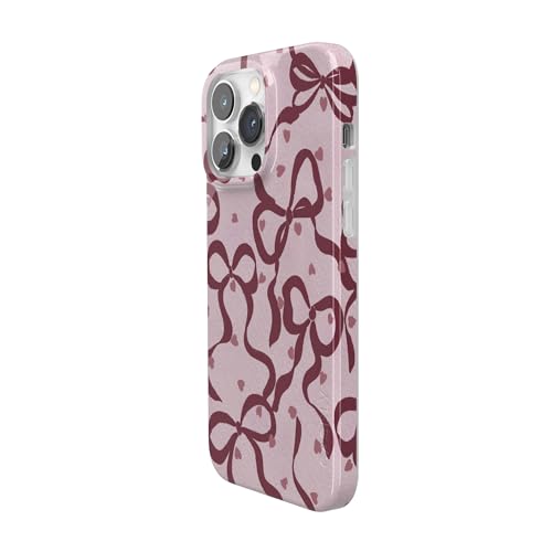 Casely iPhone 14 Pro Case | Coquette Crush | Bows | Compatible with MagSafe | Classic Ultra Slim Design - color: Coquette Crush | Bows, size: iPhone 14 Pro