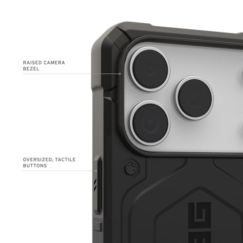 URBAN ARMOR GEAR UAG Designed for iPhone 17 Pro Case Pathfinder - Compatible with MagSafe Military Grade Protective Cover, Black - color: Pathfinder - Black