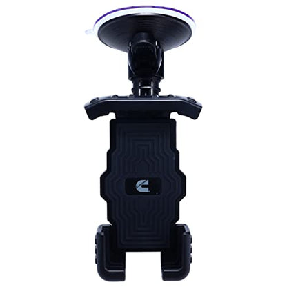 Cummins Windshield Phone Mount CMNWSPH - Suction Cup Phone Holder for Car or Truck Window or Dash Universal Fit - Black