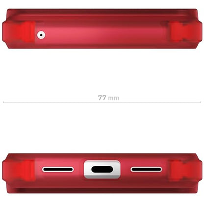 Ghostek Covert Clear Google Pixel 8 Case - Transparent Silicone Shockproof Cover, Compatible with Wireless Charging (6.2 Inch, Red) - color: Red [Limited Edition], size: Pixel 8