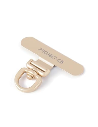 Phone Lanyard Tether Tab,Phone Strap Metal Patch,Universal Phone Lanyard Tether Patch Without Adhesive - color: Gold