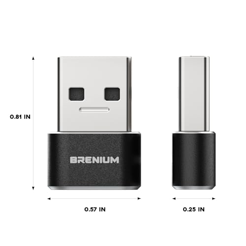 USB to USB C Adapter 10-Pack, Type-C Female to A Male