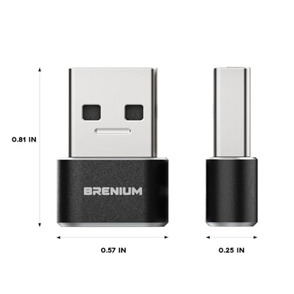 USB to USB C Adapter 10-Pack, Type-C Female to A Male