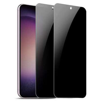 2 Pack Privacy Screen Protector for Samsung Galaxy S23 Plus [27° Anti-Spy] Ultra Thin 9H Dual-Glass Coated PET Film [Fast Fingerprint Unlock] [Unbreakable] Scratch Resistant, Easy Install with Alignment Jig - size: Galaxy S23 Plus