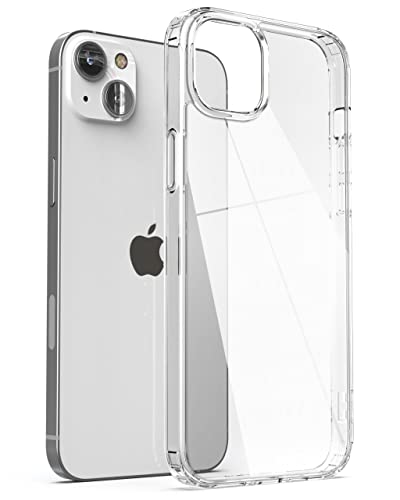 Encased Clear Case with Holster, Compatible with iPhone 14 Belt Clip - Protective Transparent Back Cover with Phone Holder (2022 Release)