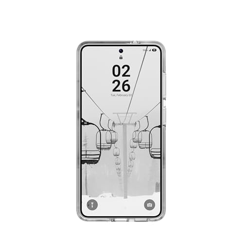 URBAN ARMOR GEAR UAG for Samsung Galaxy S26 Case 6.3" Scout Clear - Magnetic Charging Compatible Transparent Rugged Military Drop Tested Protective Cover, Ice/White - color: Scout Clear - Ice/White