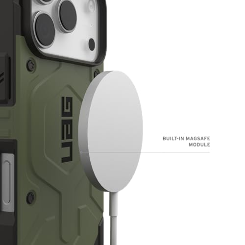 URBAN ARMOR GEAR UAG Designed for iPhone 17 Pro Case Pathfinder - Compatible with MagSafe Military Grade Protective Cover, Olive - color: Pathfinder - Olive