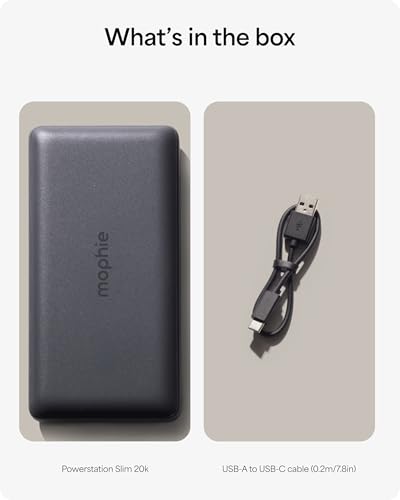 mophie Powerstation Slim 20,000mAh Power Bank - size: 20,000 mAh, style: Slim