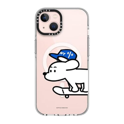 CASETiFY for iPhone 13 Case - Impact Clear Compatible with MagSafe | Not Yellowing | 6.6 ft. 3x Military Grade Drop Protection | Skater JOHN (Standard) | Clear - color: Skater JOHN (Standard), size: Iphone 13 (6.1")