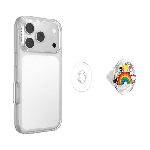 PopSockets Adhesive Phone Grip, Holder- Over The Rainbow - color: Over the Rainbow Hello Kitty Adhesive, style: Adhesive