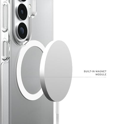 URBAN ARMOR GEAR UAG for Samsung Galaxy S26 Case 6.3" Scout Clear - Magnetic Charging Compatible Transparent Rugged Military Drop Tested Protective Cover, Ice/White - color: Scout Clear - Ice/White