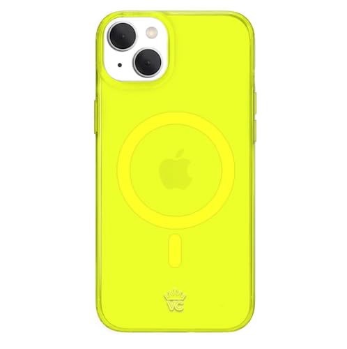 VELVET CAVIAR for iPhone 15 Case Neon Yellow - Compatible with MagSafe [10ft Drop Tested] - color: Neon Yellow, size: 15