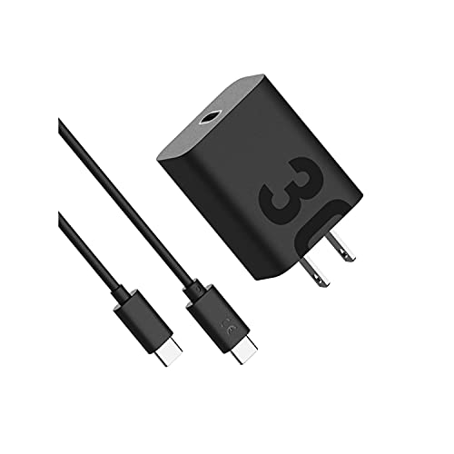 Motorola TurboPower 30 Charger with 1m USB-C to USB-C Cable - size: 30W