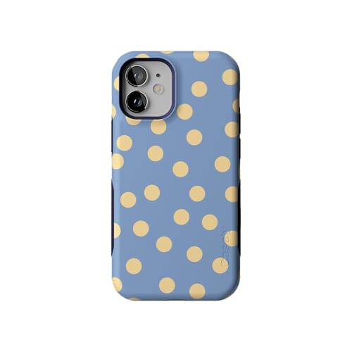 Casely iPhone 12 Mini Case | in the Spotlight | Pastel Polka Dot | Bold Protective Design | Compatible with MagSafe - color: In the Spotlight | Pastel Polka Dot, size: Iphone 12 Mini