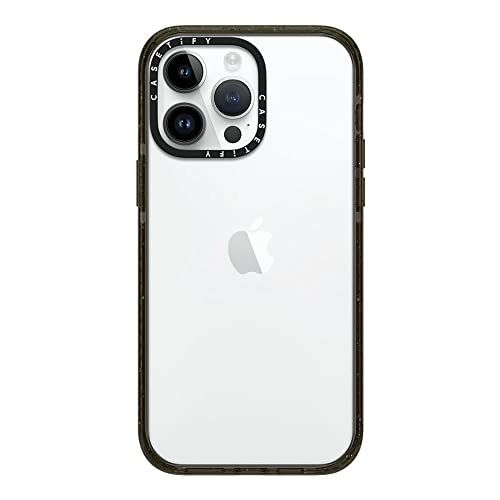 CASETiFY for iPhone 14 Pro Max Case - Impact Clear Black | Slim Fit | 8.2 ft. 4x Military Grade Drop Protection | Black - color: Clear Black, size: Iphone 14 Pro Max (6.7")