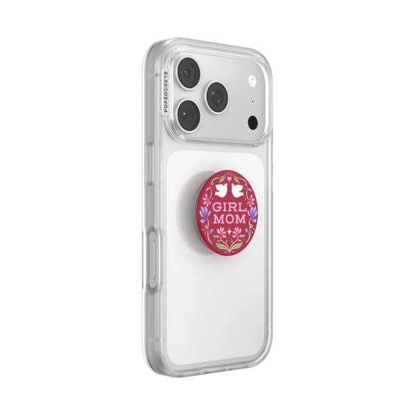 PopSockets Adhesive Phone Grip, Holder- Girl Mom - color: Girl Mom, style: Adhesive